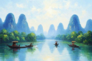 广东景物油画网站排名，领略岭南风情，尽在指尖，岭南风情一网览尽，广东景物油画网站精选排行