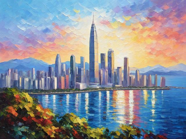 深圳风景油画网站排名，艺术与美景的完美融合